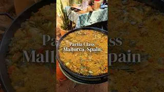 Thumbnail: PAELLA COOKING CLASS 🥘 in Mallorca, Spain 🇪🇸