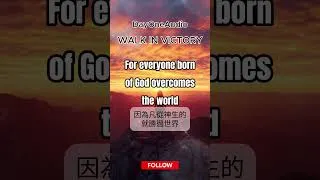 Thumbnail: 「因為凡從神生的，就勝過世界；使我們勝了世界的，就是我們的信心。」 - 1 John 5:4  #1John54