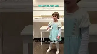 Thumbnail: 3 Year Old Singing Let It Go from Frozen 🎤 | #Toddler #Elsa #Shorts⁠ #singing #singer #toddlers