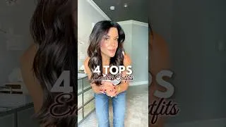 Thumbnail: 4 tops for a functional wardrobe 💫 #fashionover50 #fashionover40 #styleover50 #capsulewardrobe