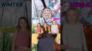 Thumbnail: Learn the seasons!! Toddler Learning Songs with Ms. Lettie 🤍🌱 #preschoollearning