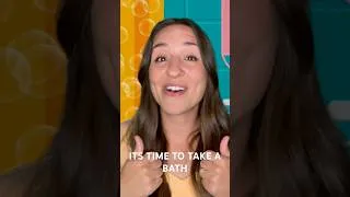 Thumbnail: Daily routine! Bath time! Sign language for “Bath”  #christiantoddlersongs #christiankidssongs