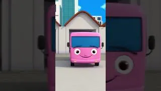 Thumbnail: 🌈 Red, Green & Blue Buses! 🚌 Count & Learn Colors Song | Little Baby Bum #Shorts