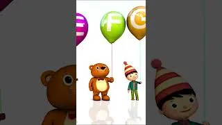 Thumbnail: 🔠 A B C Balloon Pop! 🎈 Learn Your Alphabet with Colors | Little Baby Bum #Shorts