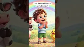 Thumbnail: Learn Animal Sounds: Fun for Kids! #kidssongs #kidsanimation #nurseryrhymes #toddlersongs #babysongs
