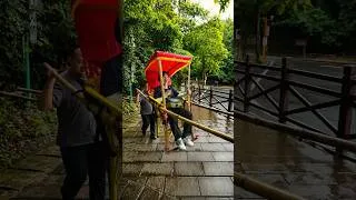 Thumbnail: Hiking in China is different 😂 #china #hike #lazy