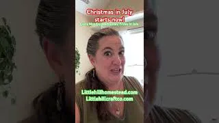Thumbnail: Christmas in July #littlehillhomestead #littlehillcraftco