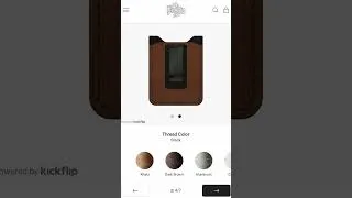 Thumbnail: Customizing our M1 wallet with our new Wallet Customizer!