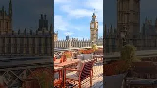 Thumbnail: London Morning Rooftop Coffee Shop Music☕ Sweet Morning with Positive Bossa Nova Jazz Music #shorts