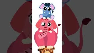Thumbnail: Hickory Dickory Dock 🦣Mammoth Family🦣 | Nursery Rhymes For Toddlers | Little Wave Songs - Baby Coco