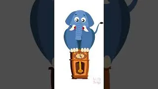 Thumbnail: Hickory Dickory Elephant And Clock!🕰️ | Nursery Rhymes For Toddlers | Little Wave Songs - BabyCoco