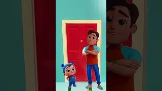 Thumbnail: Knock Knock... Who's at the Door? 🚪🤔 #Shorts #Littleangel