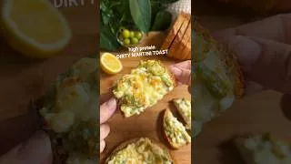 Thumbnail: Dirty martini...toast (and it's high protein)