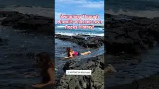 Thumbnail: I can't believe I'm actually swimming on an ancient volcanic lava rock!