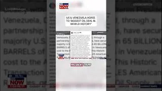Thumbnail: Trump announces “biggest oil deal in world history” with Venezuela