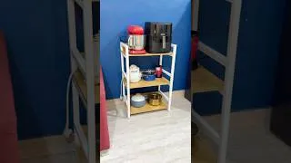 Thumbnail: Multipurpose Rack for Kitchen #homeorganization #kitchenorganization #spacesavingfurniture #minivlog