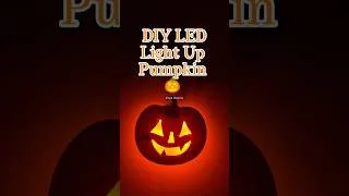 Thumbnail: DIY light up pumpkin 🎃 less than $6.00 to make! #diy #shorts #dollartree