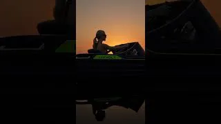 Thumbnail: What if your sunset ride looked like this? Electric mini jet boat#jetboat  #watersports #lakelife