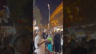 Thumbnail: This Chinese Vendor Throws Yogurt Into the Sky! 🤯    Satisfying* Yogurt Ice* China* Xinjiang