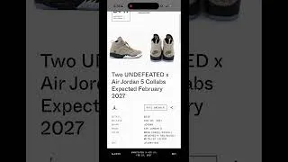 Thumbnail: Undefeated X Jordan Are Back With A Pair Of Jordan 5s