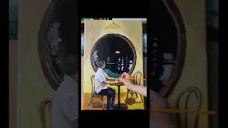 Thumbnail: Acrylic Painting | A Man Sitting By The Window #short