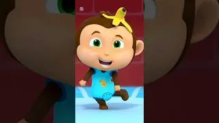 Thumbnail: Five Little Monkeys, Counting Song #nurseryrhymes #loconutsrhymes #shorts