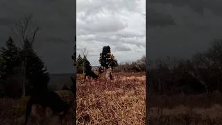 Thumbnail: U.S. Marines and German Shepherd Patrol Towards Massive Storm #shorts
