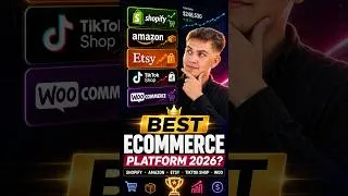 Thumbnail: Best Ecommerce Platform 2026: Shopify, Amazon, Etsy or TikTok Shop? #shorts