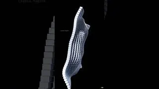 Thumbnail: Geometric Tides // 60 Seconds of Hypnotic 3D Cloth Physics [4K 60FPS]