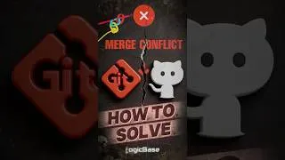 Thumbnail: What is Git Merge Conflict? How to Solve It (Full Example step-by-step)
