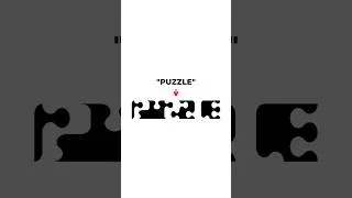 Thumbnail: Negative Space Magic with Inkscape | Puzzle Piece Letters
