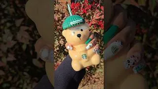 Thumbnail: Starbucks Nails RECREATION! ☕️ Easy Gel & 3D Nail Art #nails #nailart #pattygel #polygel #starbucks