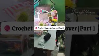 Thumbnail: Turning My Bedroom into a Crochet Room! 🧶 | Part 1 #shorts #crochettamil #shortsfeed