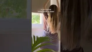 Thumbnail: 6 am morning routine living alone in Dubai #livingalone #morningroutine