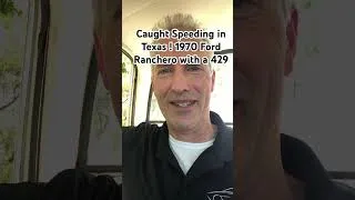 Thumbnail: Caught Speeding in Texas ! 1970 Ford Ranchero with a 429 on My Car Story with Lou Costabile