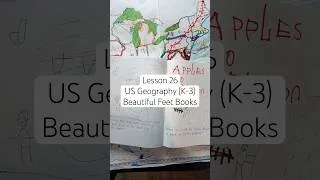 Thumbnail: Apples to Oregon 🍎 One of our favorites! #usgeography #curriculum #firstgrade #homeschooling