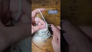 Thumbnail: Un bello calado @loveandneedles #tejedoras #tejidos #knitting #youtubeshorts #tutorial
