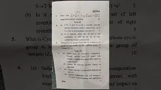 Thumbnail: #question #paper #mdu #bca #ymca # maths #mathematics #may #2026 #exams #dav #college #loveneet