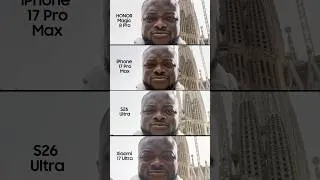 Thumbnail: Selfie Test - Samsung Galaxy S26 Ultra vs iPhone 17 Pro Max vs Xiaomi 17 Ultra vs HONOR Magic 8 Pro