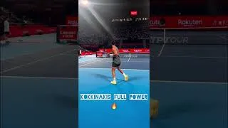 Thumbnail: Kokkinakis vs Kyrgios Full POWER Mode 🤯 tennis #shorts