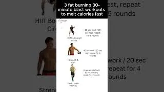 Thumbnail: 30-Minute Fat Burning Workouts to Melt Calories Fast and Build Lean Muscle