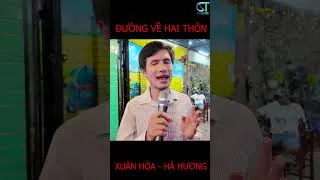 Thumbnail: Đường Về Hai Thôn - Xuân Hòa ft Hà Hương | Đỉnh Cao Song Ca Là Đây #shorts