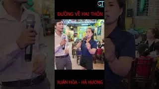 Thumbnail: Đường Về Hai Thôn - Xuân Hòa ft Hà Hương | Song Ca Triệu View Cực Hay #shorts