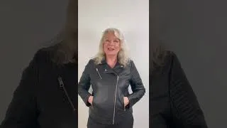 Thumbnail: A Go-To Faux Leather Jacket That Looks Real For Fall 2023 #shorts