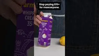 Thumbnail: Stop Paying $15+ for Mascarpone. Make It at Home in Just 10 Minutes!