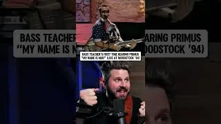 Thumbnail: Bass Teacher REACTS to PRIMUS (Live at Woodstock '94)