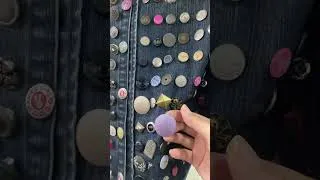 Thumbnail: Incredible jeans jacket with buttons 🤩🤩🤩#sewing #creative #diy #fashion #handmade #craft #jeans