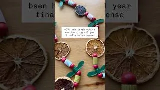 Thumbnail: I’ve been saving the caps for my kids, applesauce pouches all year long #christmasdiy