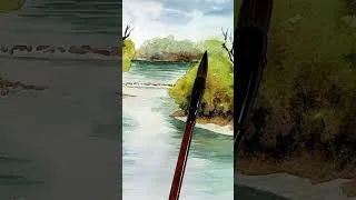 Thumbnail: Watercolor Plein Air: Painting a Serene Riverside