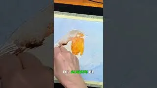 Thumbnail: Paint a Realistic Robin Bird Watercolor Painting Tutorial
